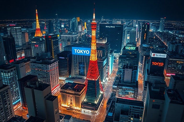亚洲午夜视频-城市之光：东京夜景延时摄影